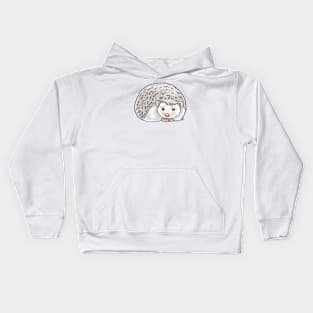 Small Mammals - Albino Hedgehog Kids Hoodie